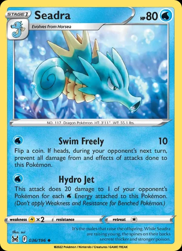 Seadra 036/196 from Lost Origin