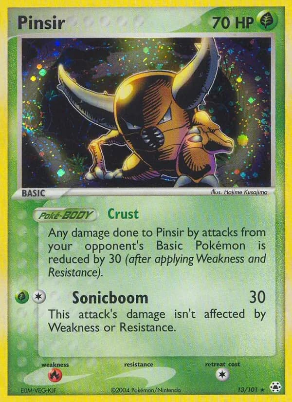 Pinsir 13/101 from EX Hidden Legends