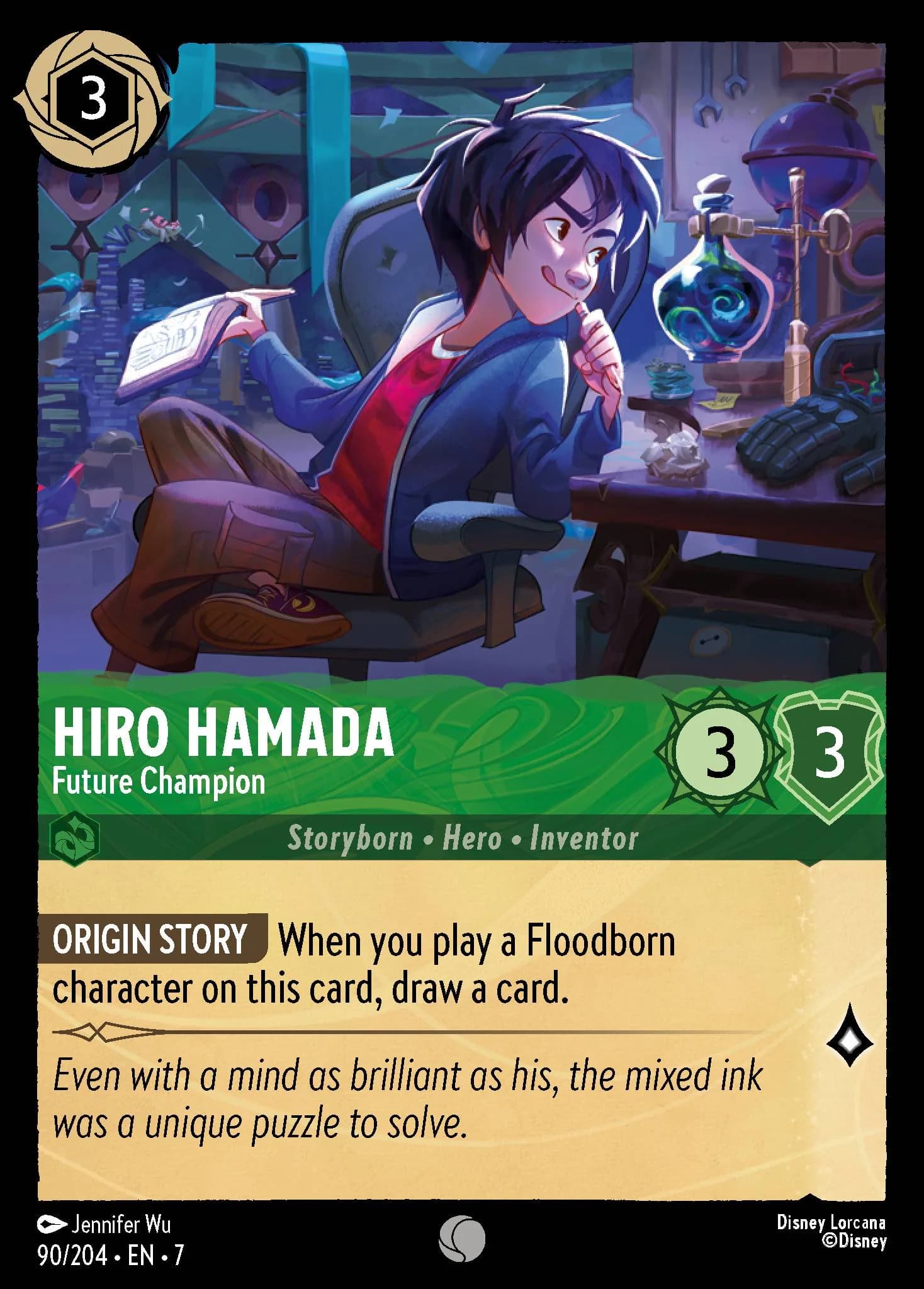 Hiro Hamada - Future Champion 90/204 from Archazia's Island