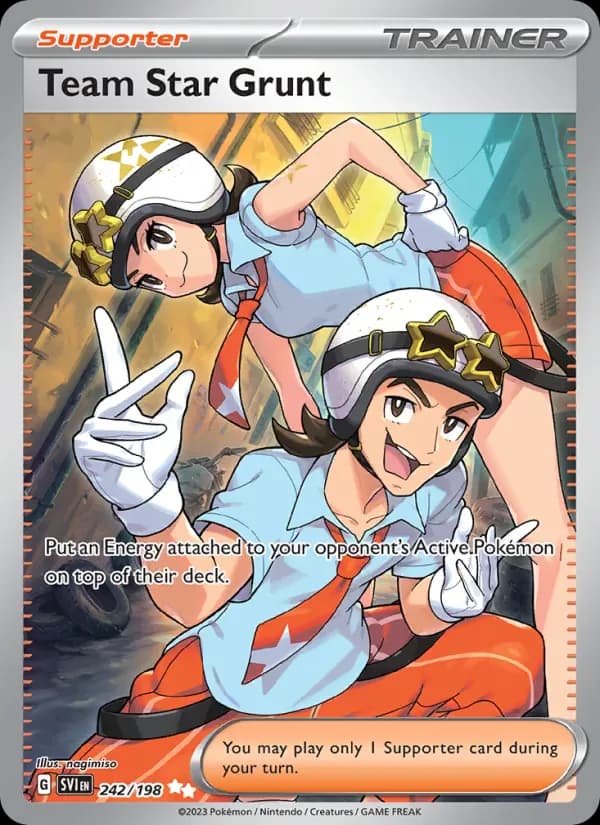 Team Star Grunt 242/198 from Scarlet & Violet Base Set