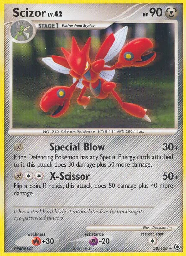Scizor 29/100 from Majestic Dawn