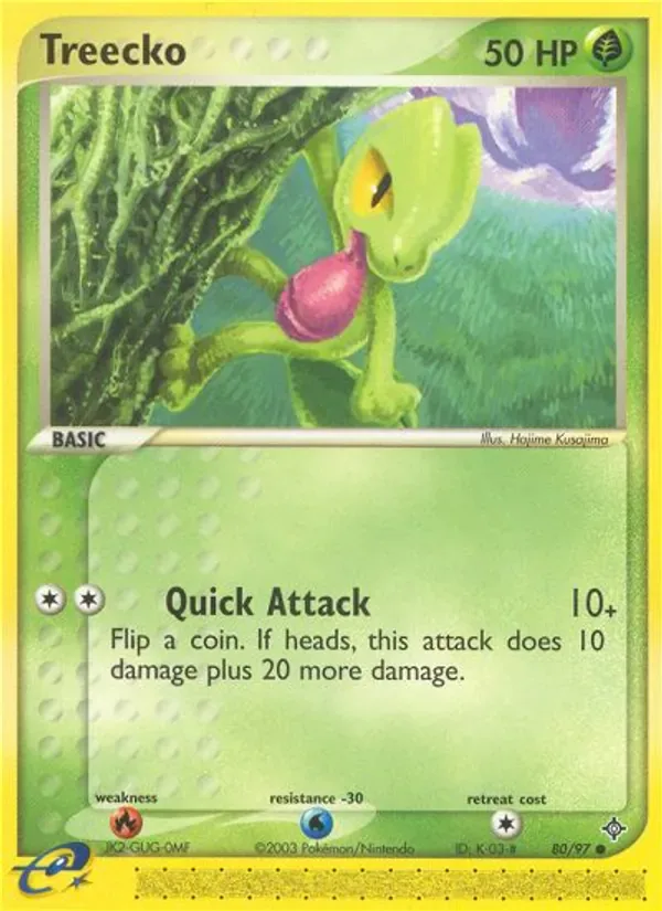 Treecko 80/97 from EX Dragon