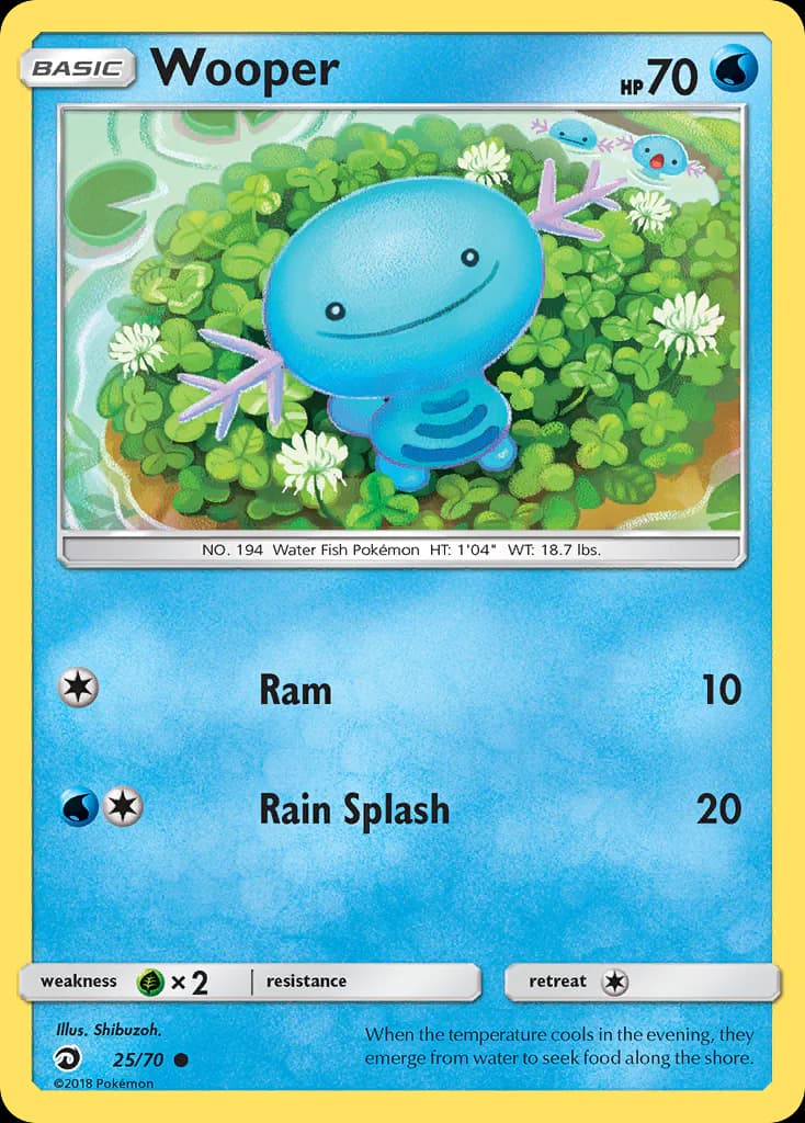 Wooper 25/70 from Dragon Majesty