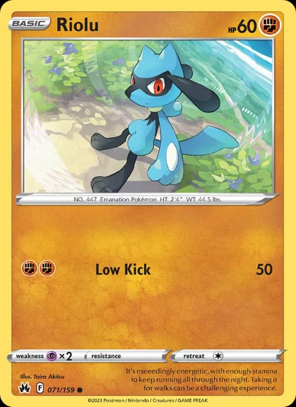Riolu 071/159 from Crown Zenith