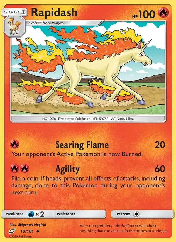 Rapidash 18/181 from Team Up