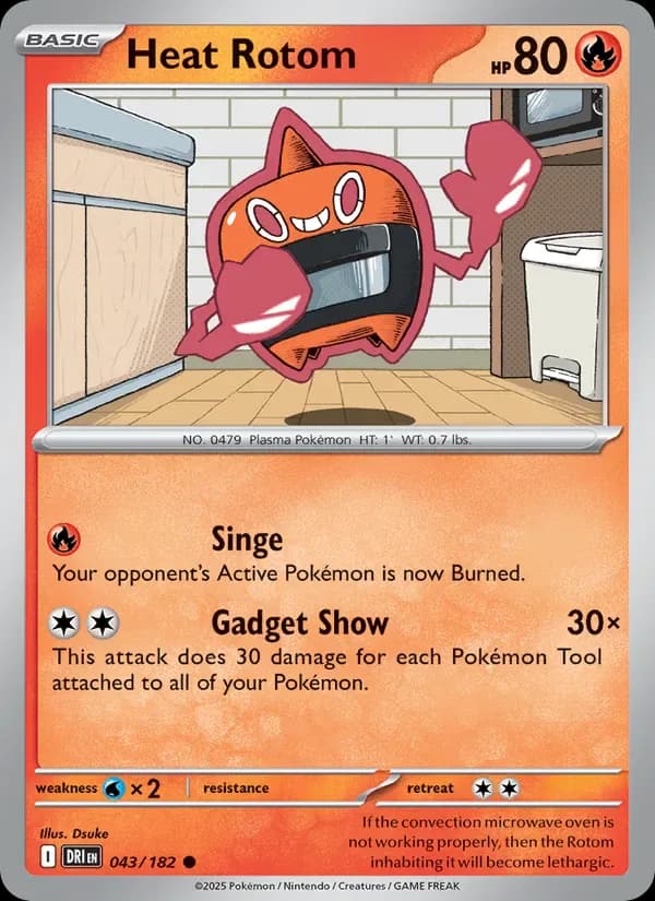 Heat Rotom 043/182 from Destined Rivals