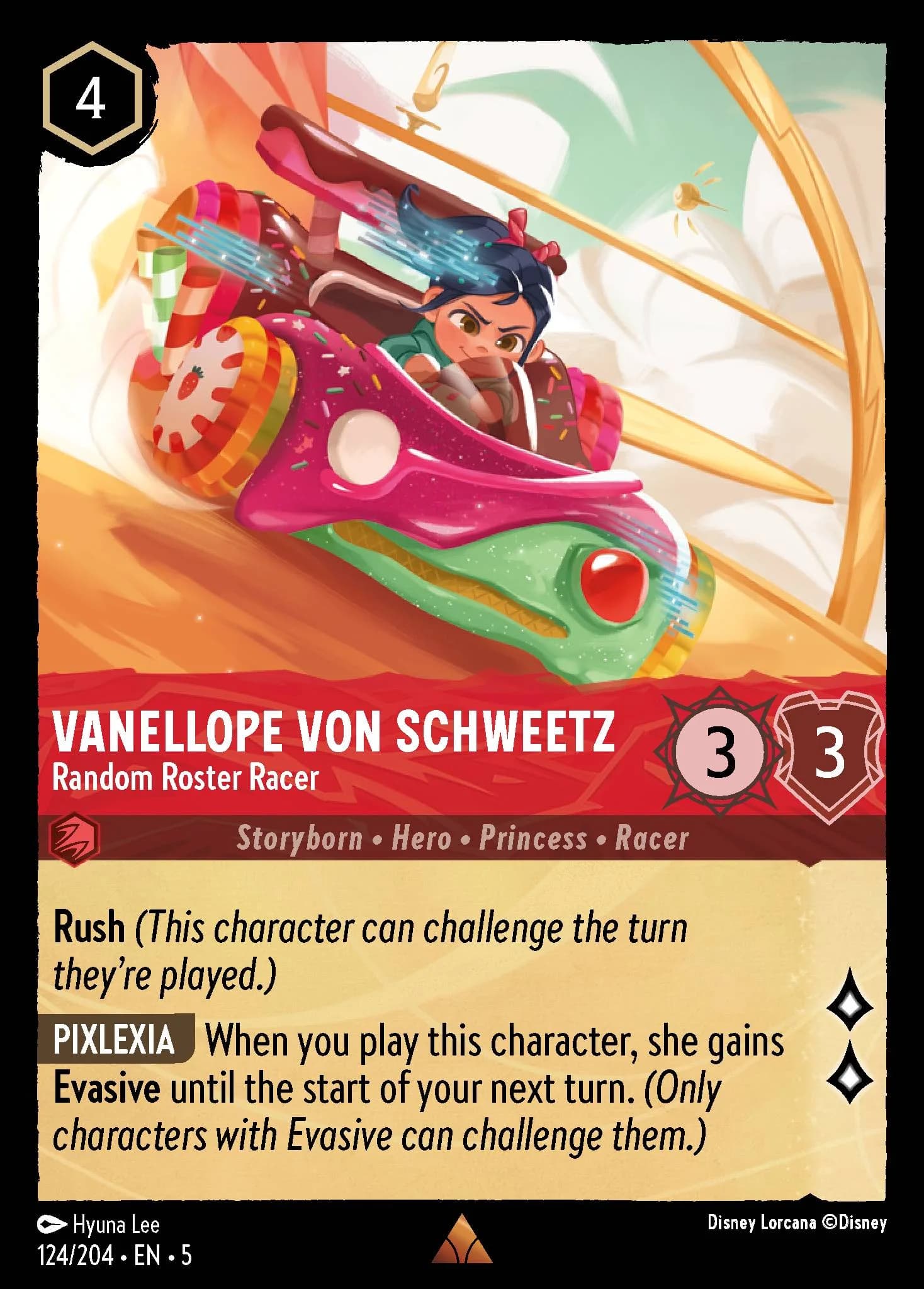 Vanellope von Schweetz - Random Roster Racer 124/204 from Shimmering Skies