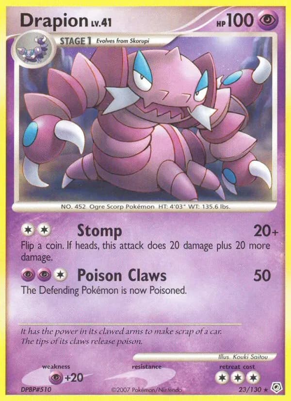 Drapion 23/130 from Diamond & Pearl