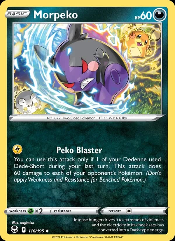 Morpeko 116/195 from Silver Tempest