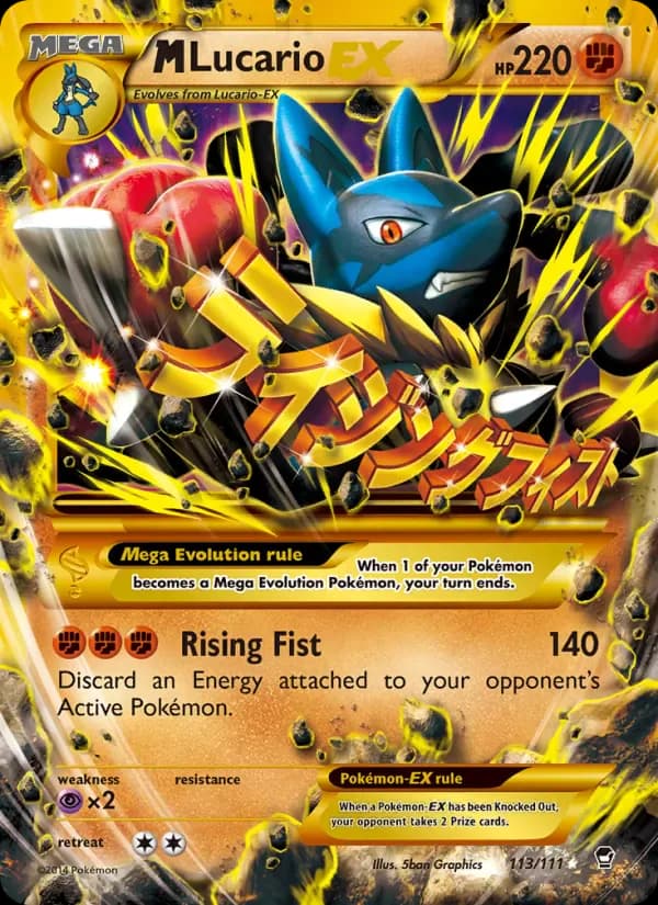 M Lucario EX 113/111 from Furious Fists