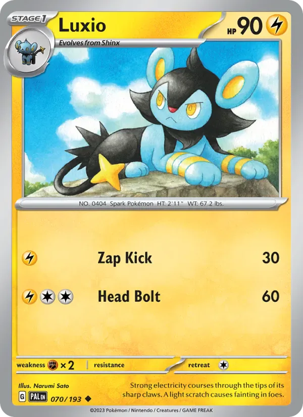 Luxio 070/193 from Paldea Evolved