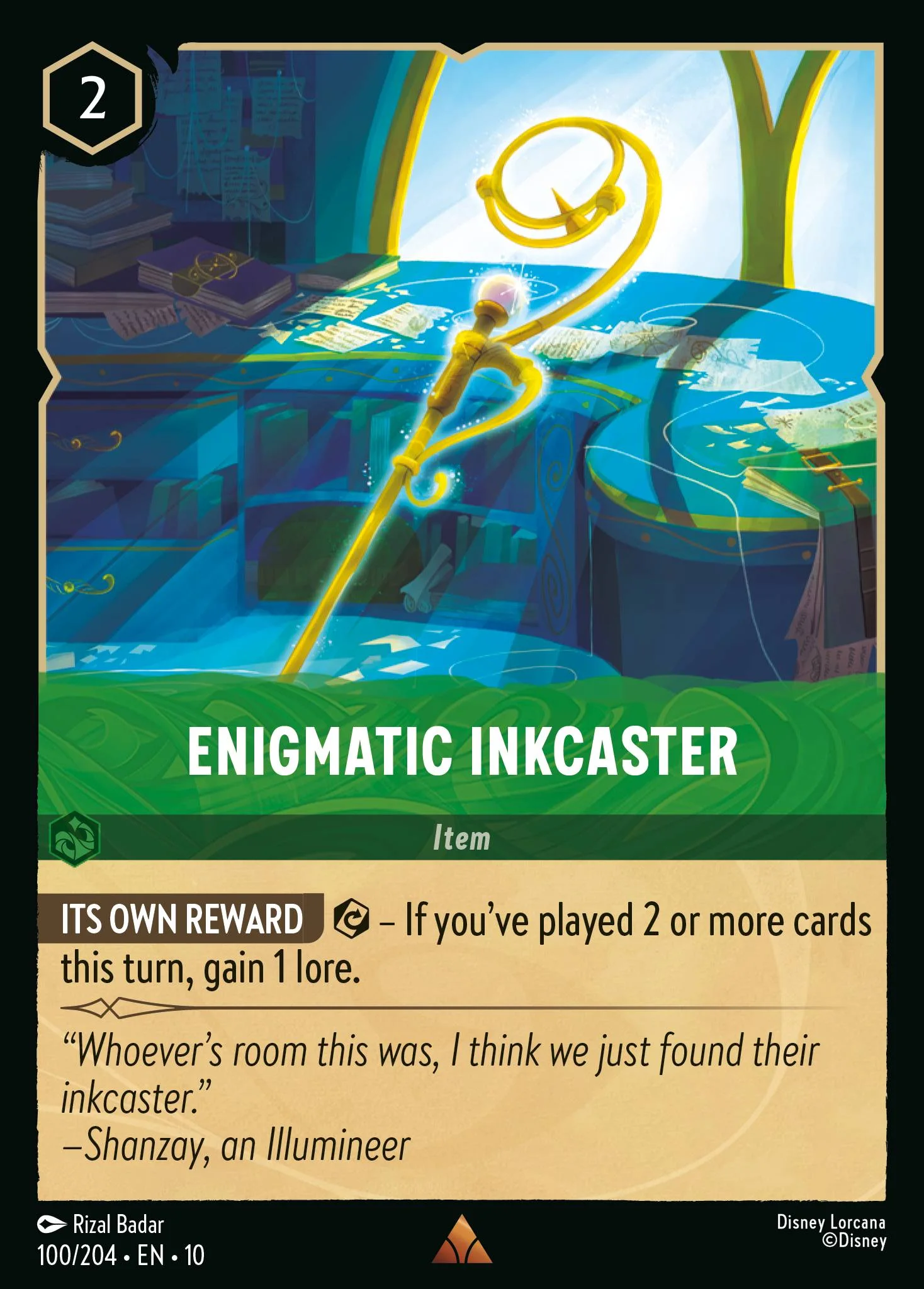 Enigmatic Inkcaster 100/204 from Whispers in the Well