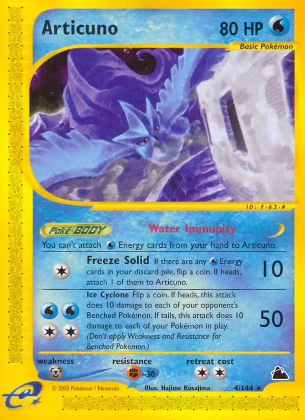 Articuno 4/144 from Skyridge
