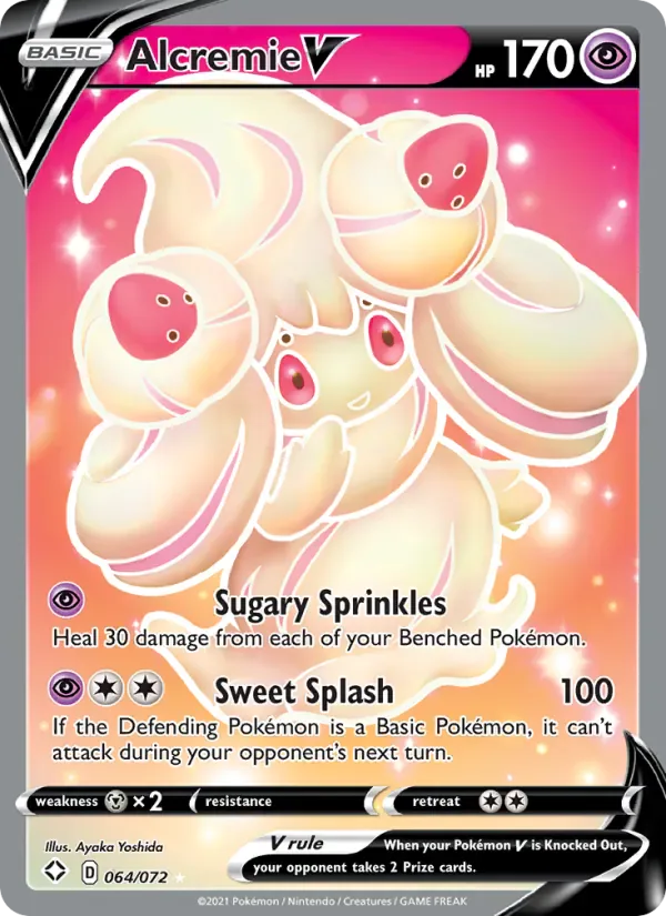 Alcremie V 64/72 from Shining Fates
