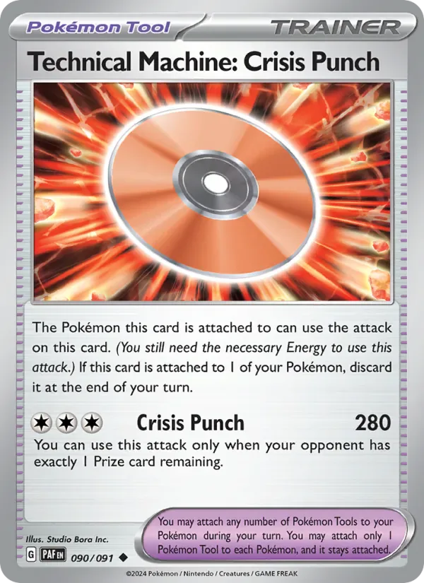 Technical Machine: Crisis Punch 090/91 from Paldean Fates