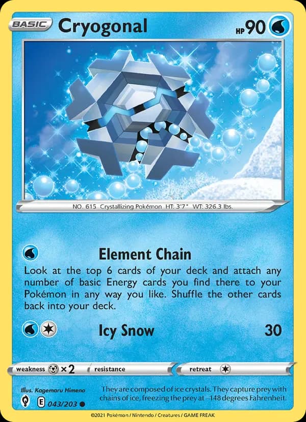 Cryogonal 43/203 from Evolving Skies
