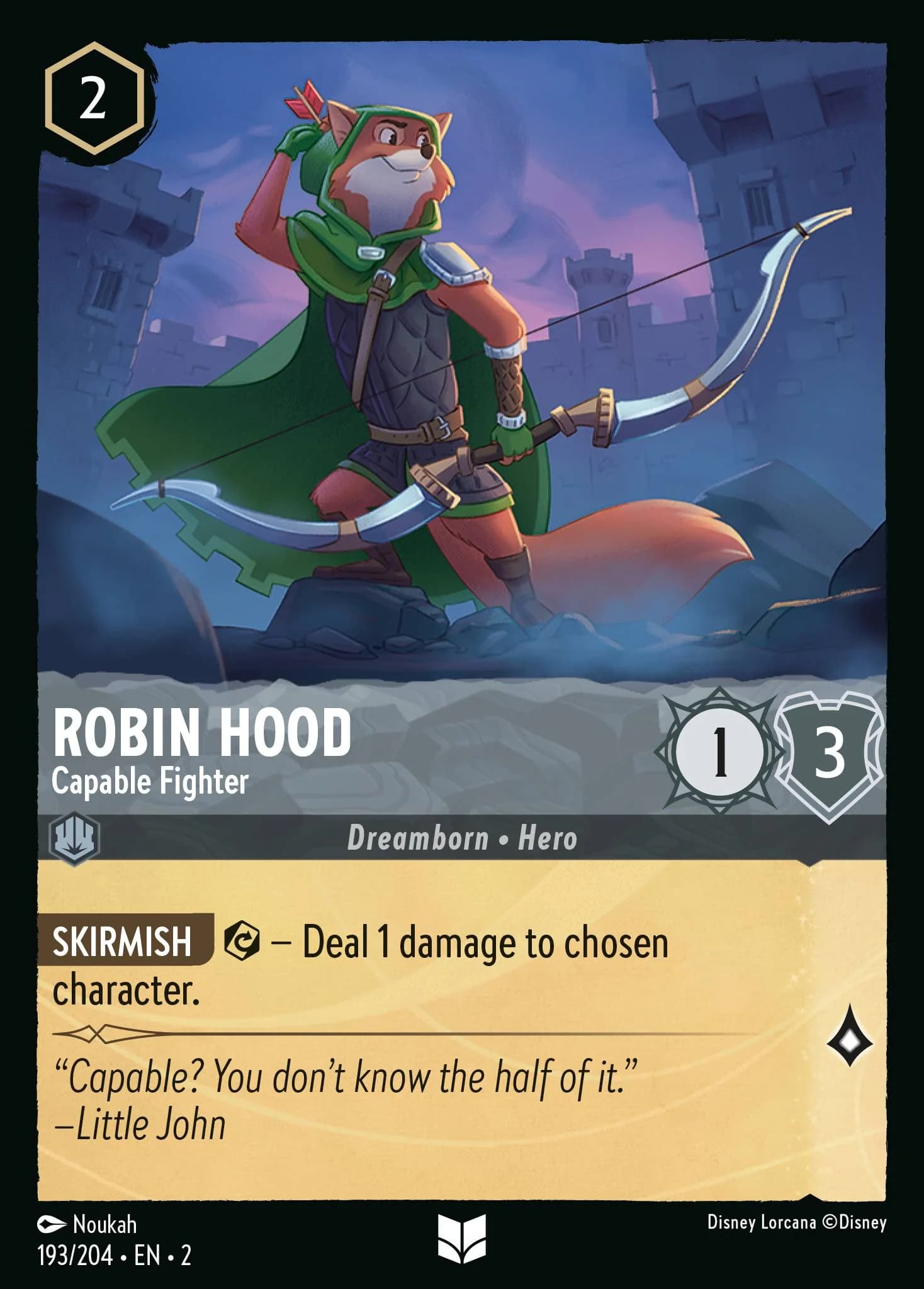 Robin Hood - Capable Fighter 193/204 from Rise of the Floodborn