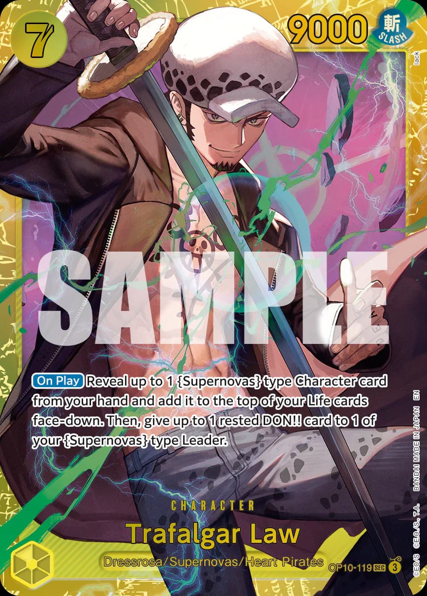Trafalgar Law OP10-119 Official alternate printing r1