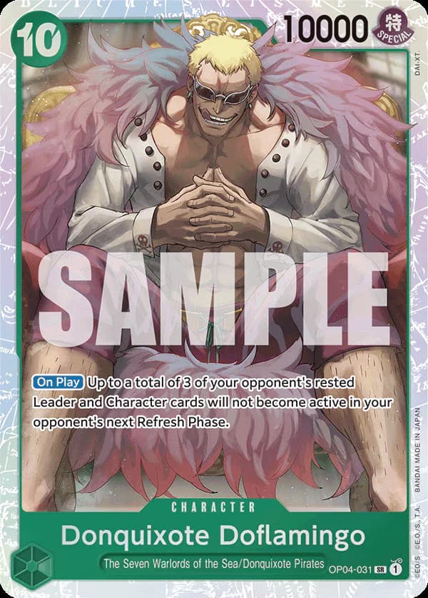 Donquixote Doflamingo OP04-031 Official alternate printing r1