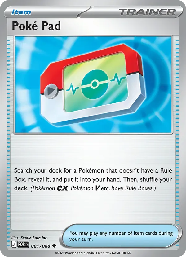 Poké Pad 081/88 from Perfect Order