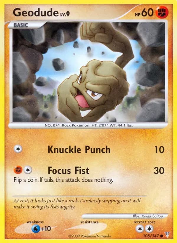 Geodude 105/147 from Supreme Victors