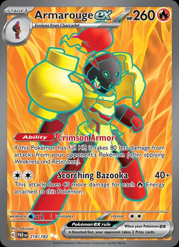 Armarouge ex 218/182 from Paradox Rift