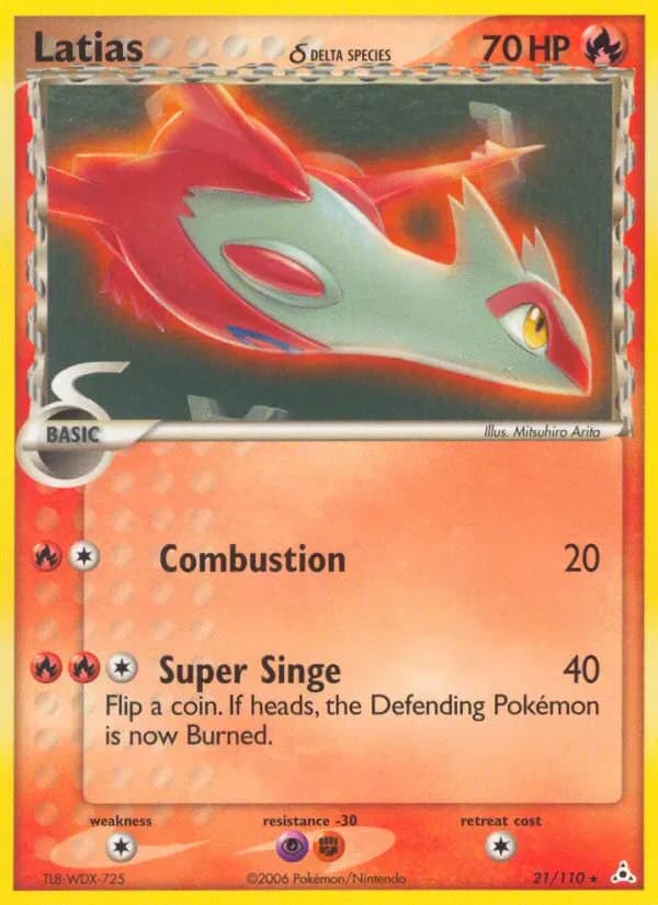 Latias δ 21/110 from EX Holon Phantoms