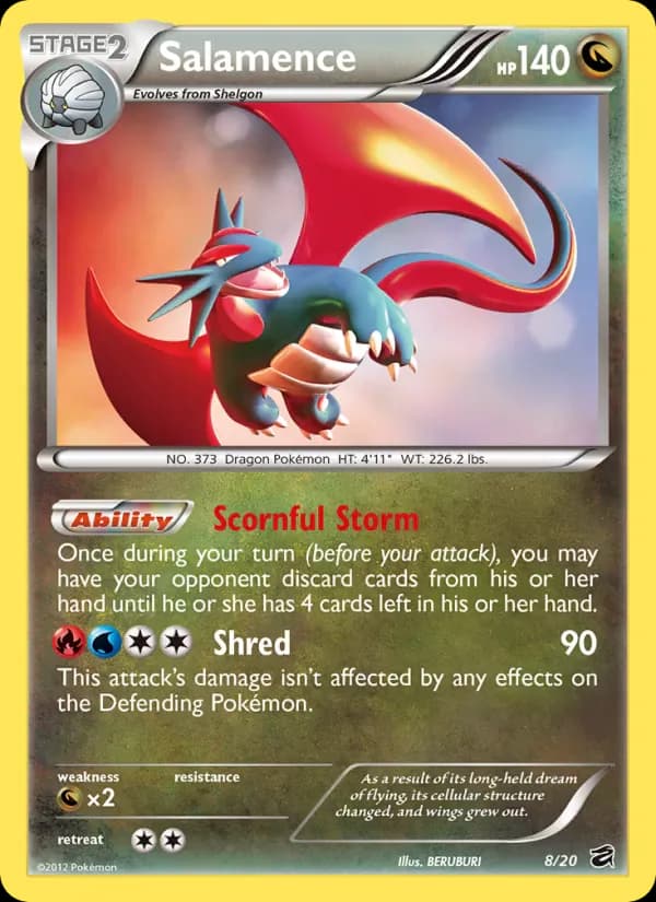 Salamence 8/20 from Dragon Vault