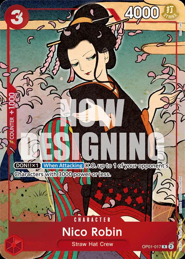Nico Robin OP01-017 Official alternate printing 2