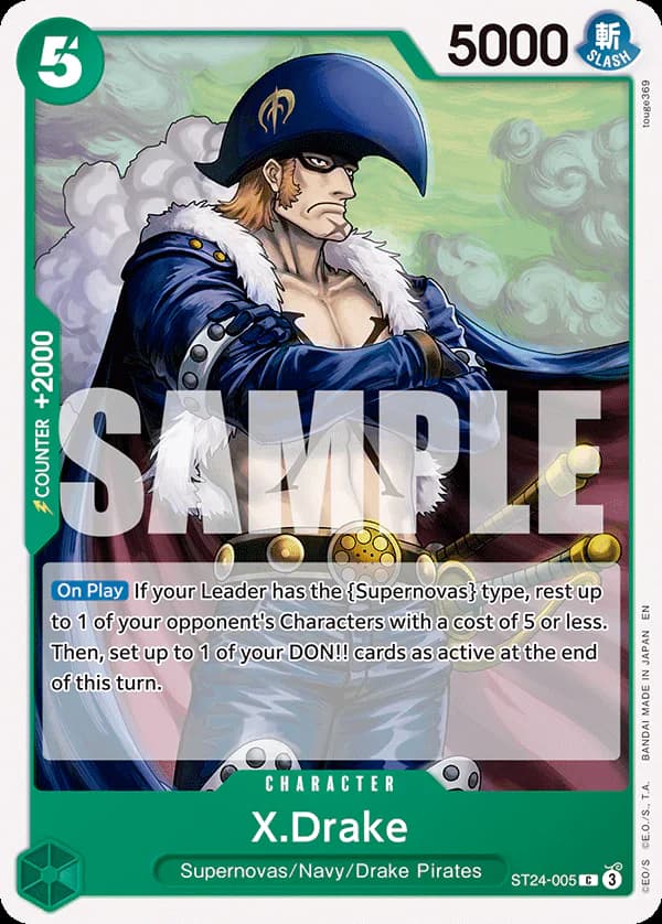 X.Drake ST24-005 Official alternate printing r1