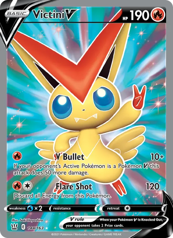 Victini V 144/163 from Battle Styles