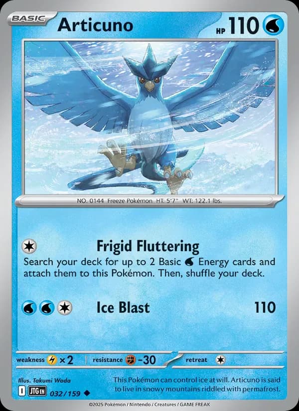 Articuno 032/159 from Journey Together