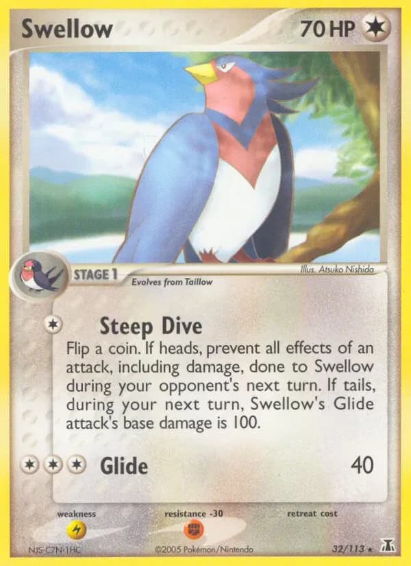 Swellow 32/113 from EX Delta Species