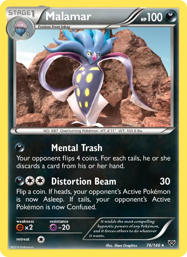 Malamar 76/146 from XY Base Set