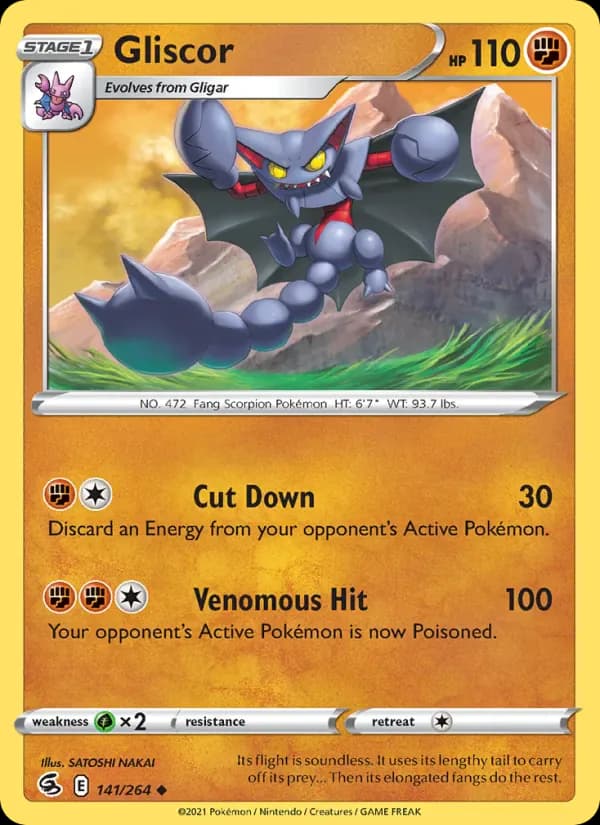 Gliscor 141/264 from Fusion Strike