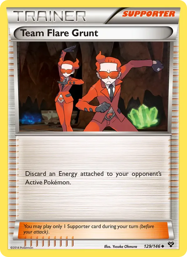 Team Flare Grunt 129/146 from XY Base Set