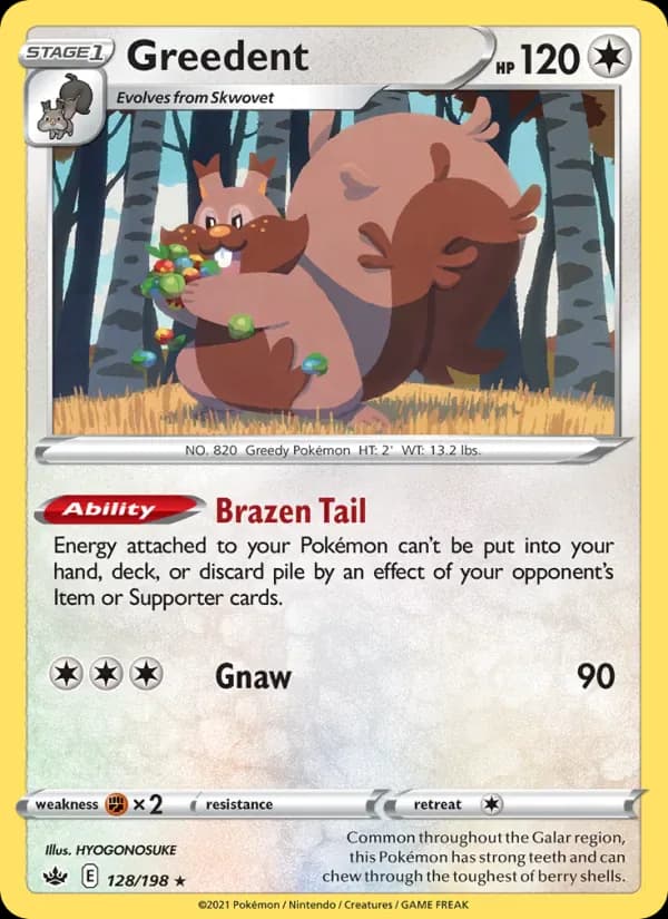 Greedent 128/198 from Chilling Reign