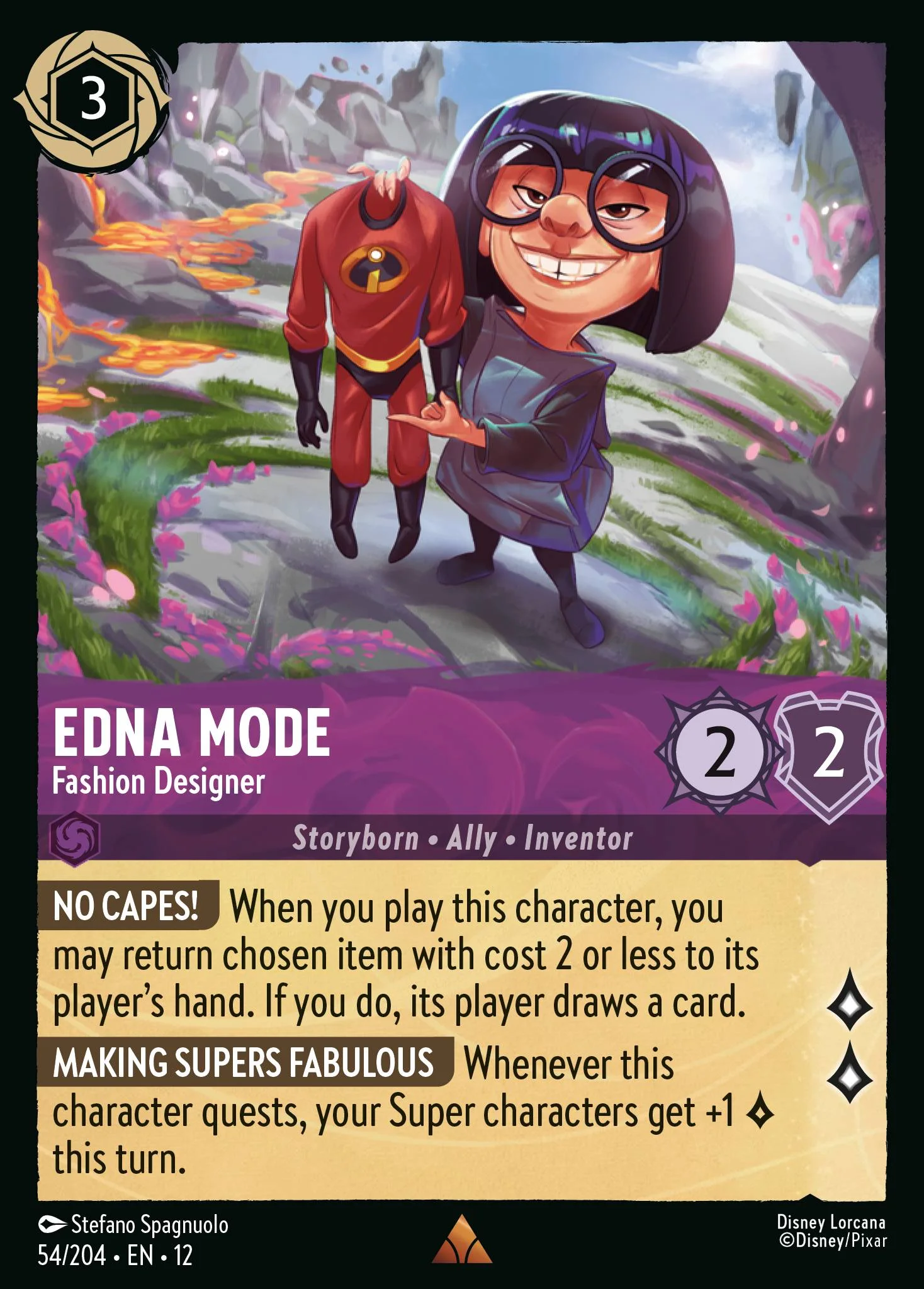 Edna Mode - Fashion Designer 54/204 from Wilds Unknown