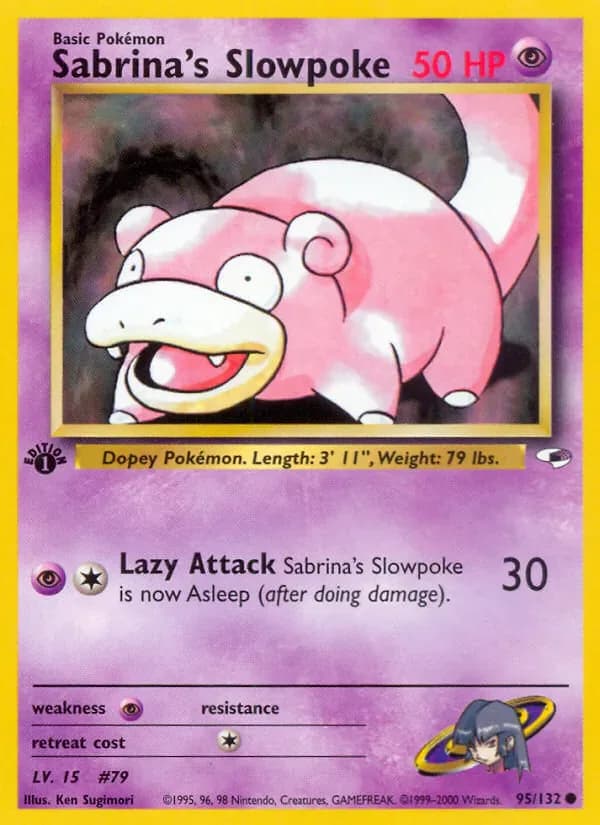Sabrina's Slowpoke 95/132 from Gym Heroes