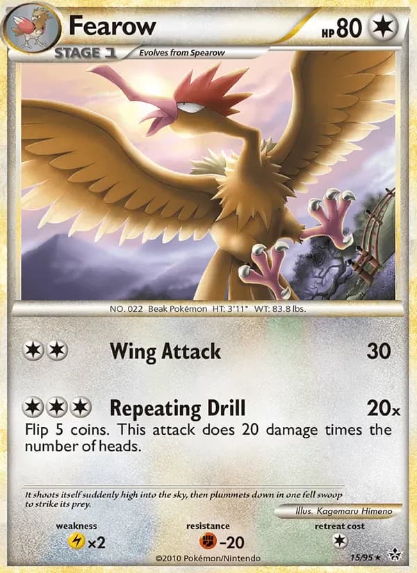 Fearow 15/95 from Unleashed