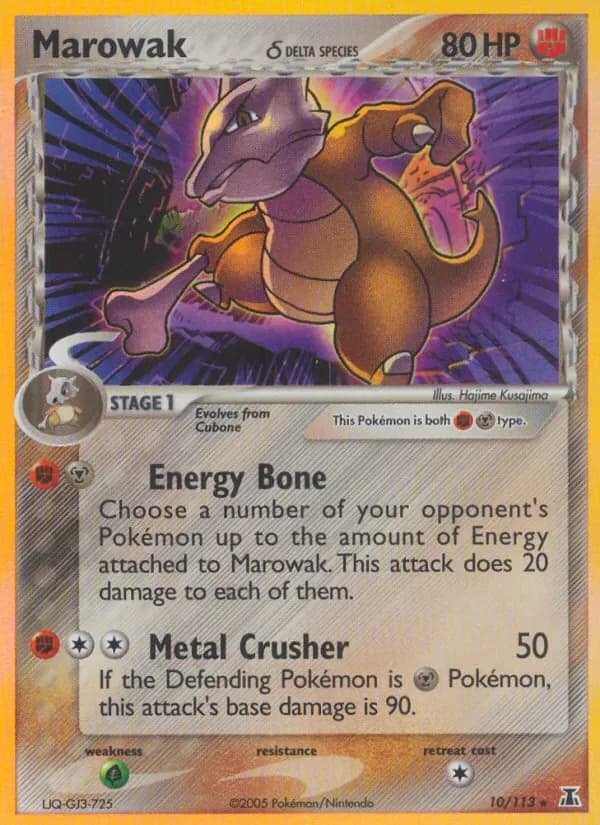 Marowak δ 10/113 from EX Delta Species