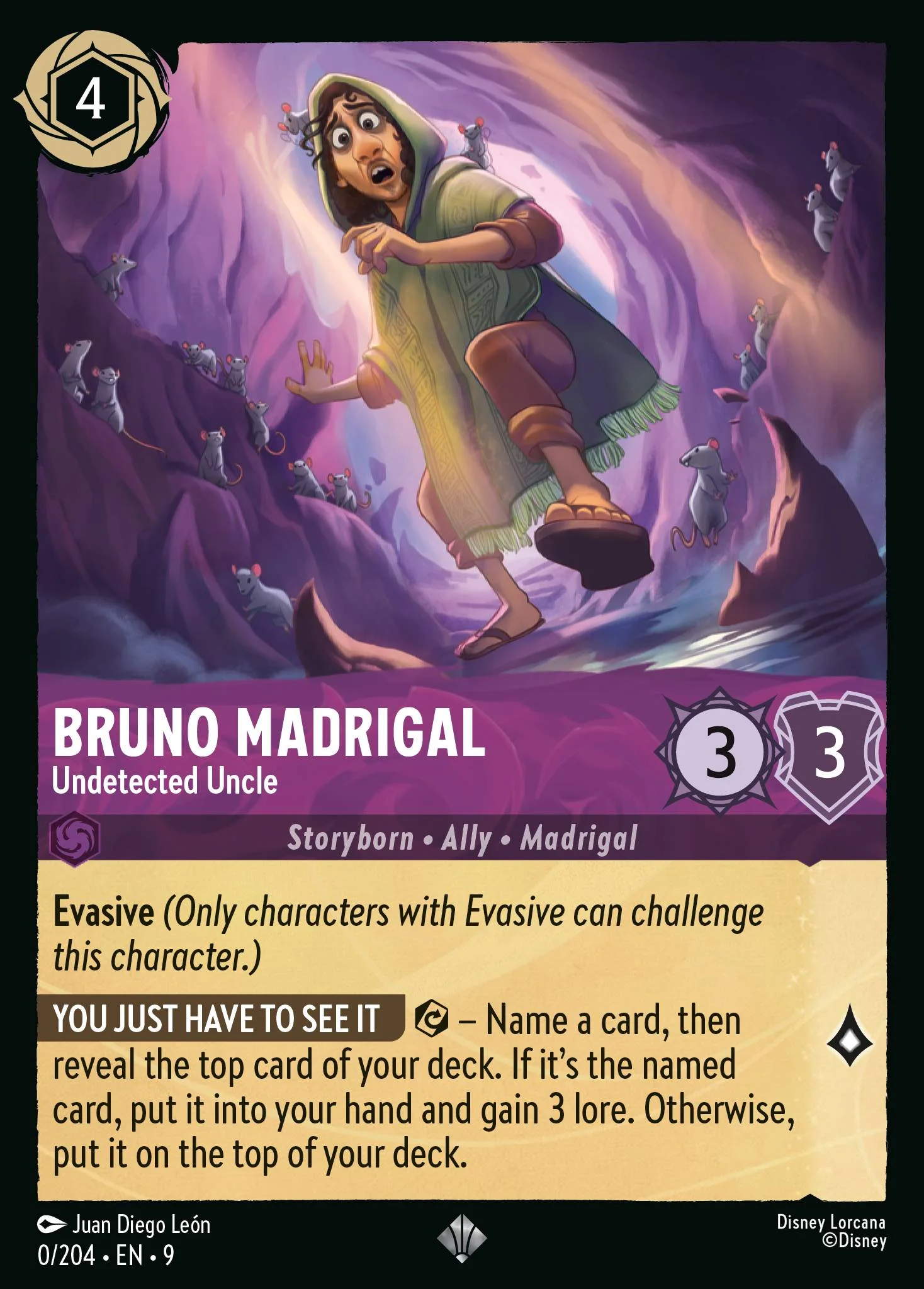 Bruno Madrigal - Undetected Uncle 0/204 from Fabled