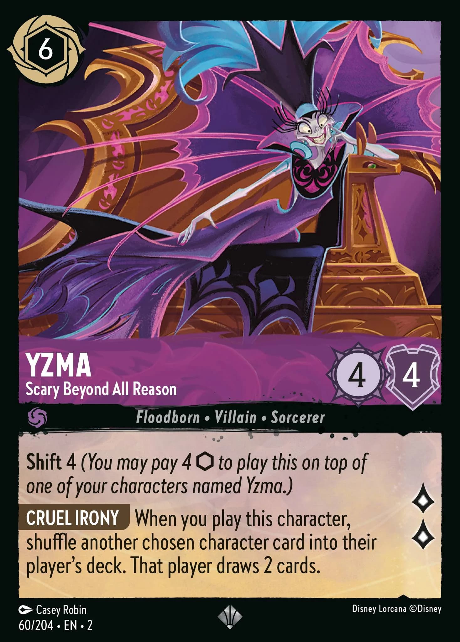 Yzma - Scary Beyond All Reason 60/204 from Rise of the Floodborn