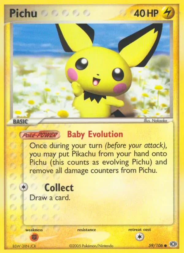 Pichu 59/106 from EX Emerald