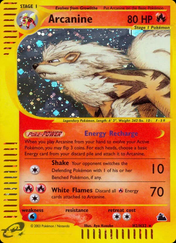 Arcanine H02/144 from Skyridge