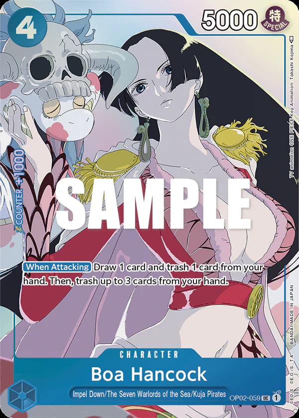 Boa Hancock OP02-059 Official alternate printing 2