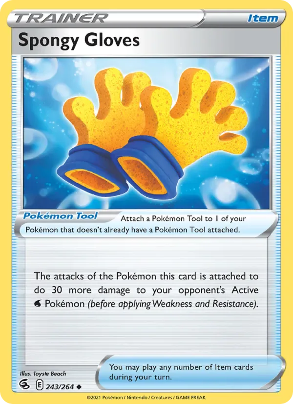 Spongy Gloves 243/264 from Fusion Strike