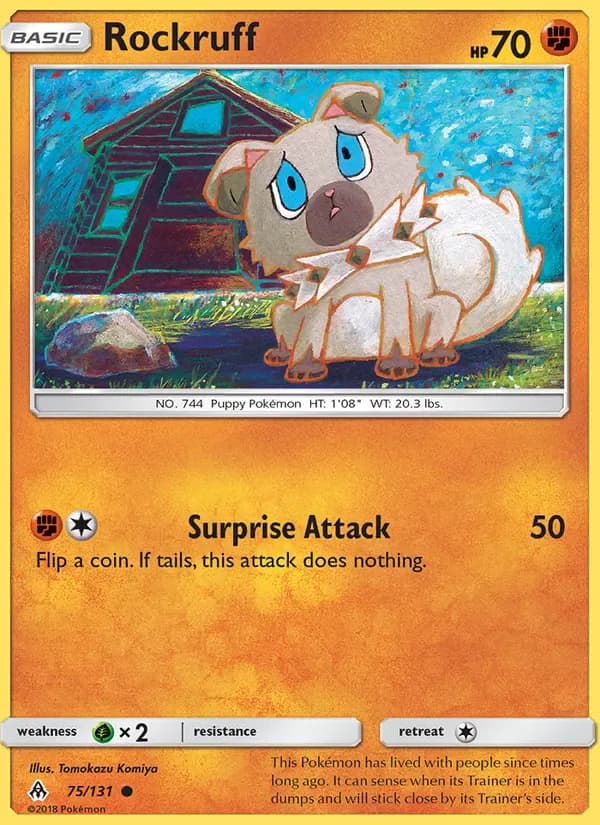 Rockruff 75/131 from Forbidden Light