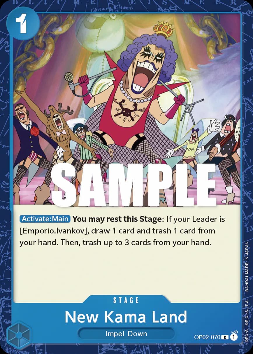 New Kama Land OP02-070 Standard printing