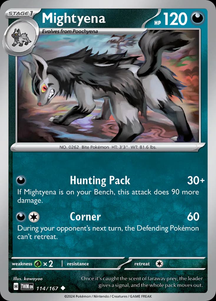 Mightyena 114/167 from Twilight Masquerade